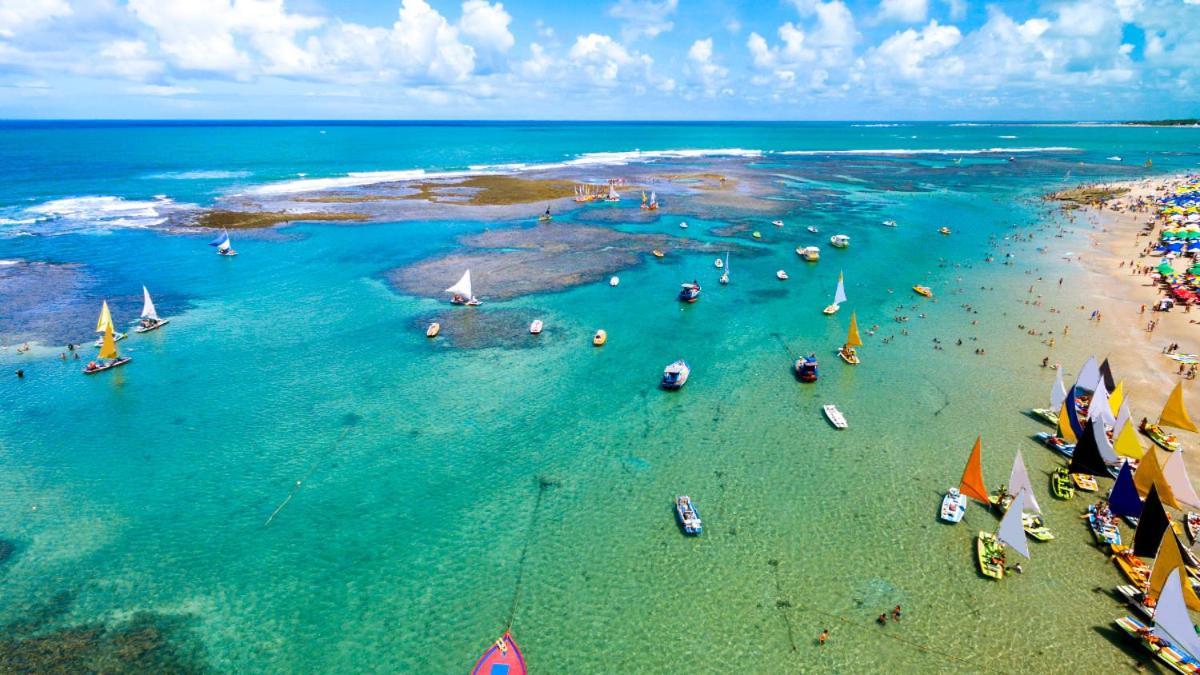 Flat MAR&SOL a 80 metros do Mar Porto de Galinhas Exterior foto